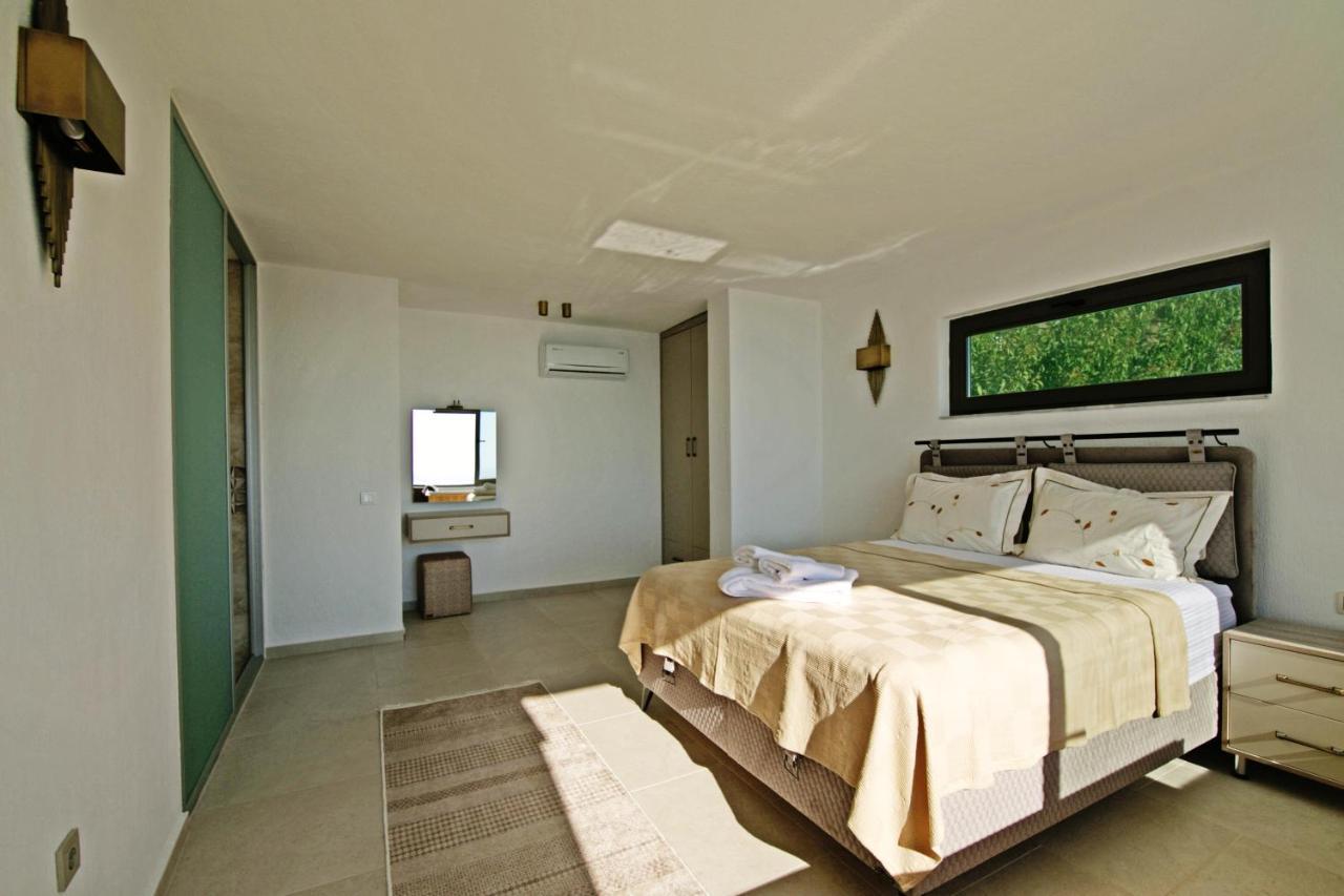 Villa With A Private Heated Pool, Jacuzzi, Overlooking Spectacular Views Of The Sea Kaş Exterior foto