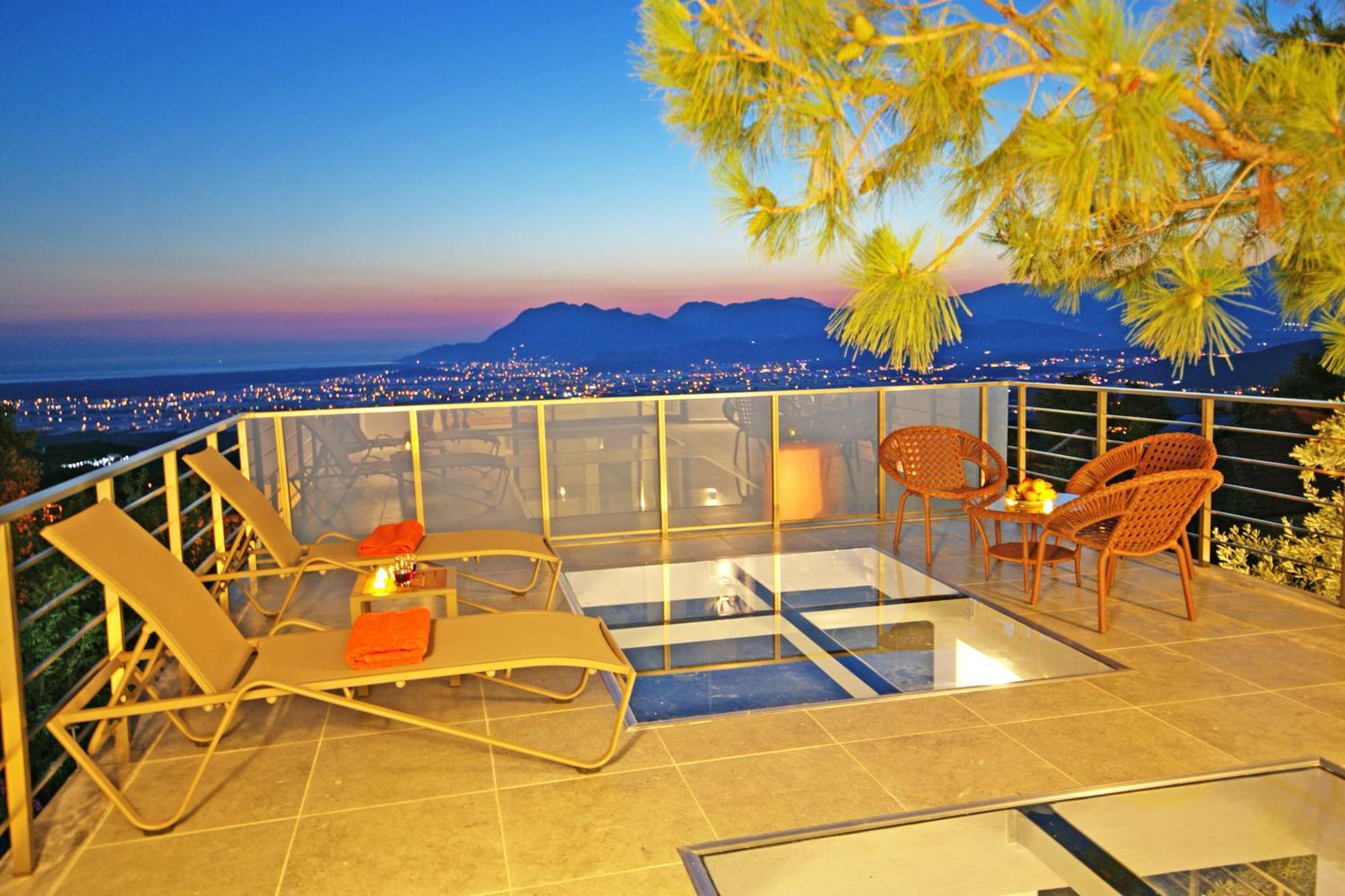 Villa With A Private Heated Pool, Jacuzzi, Overlooking Spectacular Views Of The Sea Kaş Exterior foto